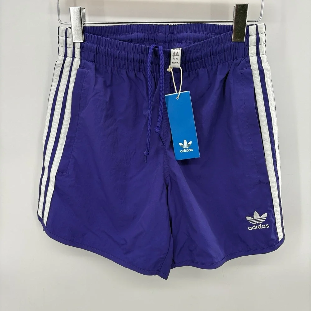 Adidas Men's Originals Semi Cobalt Blue Purple Sprinter Shorts NWT $45 Size XS